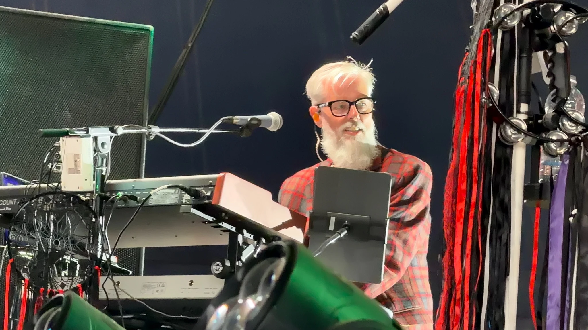 Fleetwood Mad keyboard player performing at Poole Marina Festival 2026